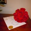 Bride%u2019s Bouquet, along with the marriage certificate that I made for the couple.