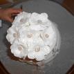 Wedding cake by Topsfield Bake Shop in Topsfield, MA.