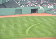 Fenway Park field in memory of Center Fielder who passed away on  5/8/2009