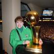 Me, with the Celtics Trophy