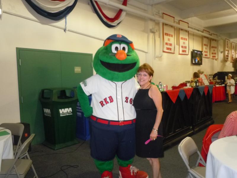 Me, with Wally The Green Monster