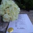 Wedding Bouquet, along with my signature marriage certificate