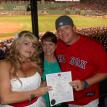 Wedding of Jessica & Patrick, Fenway Park, 6-6-2013, Sox vs. Rangers